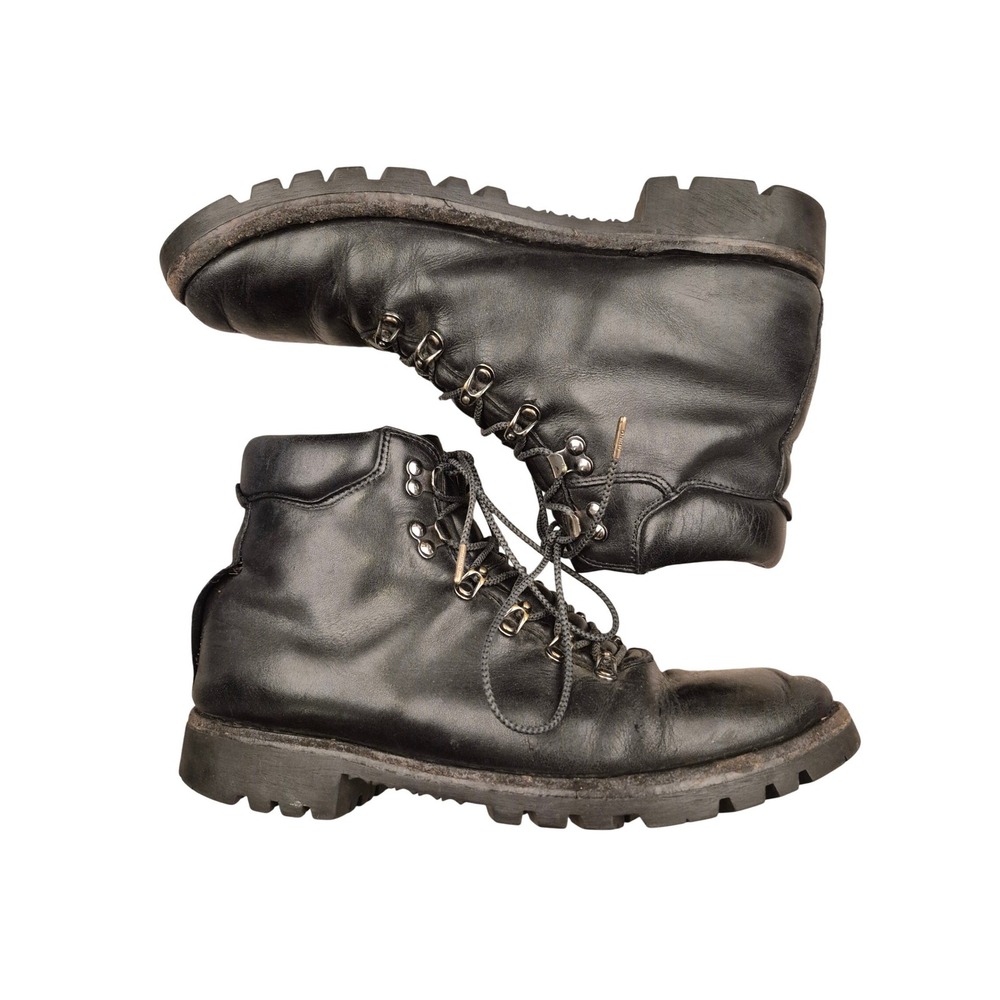 Thursday Boot Company Commander Hiker Vibram Black Leather Hiking Boots Mens 9.5